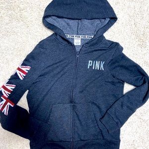 PINK London sequence zip up
